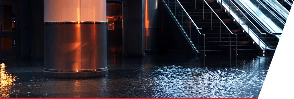 Water damage to business floor | CNA Insurance