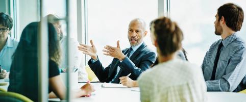 People meeting in a conference room